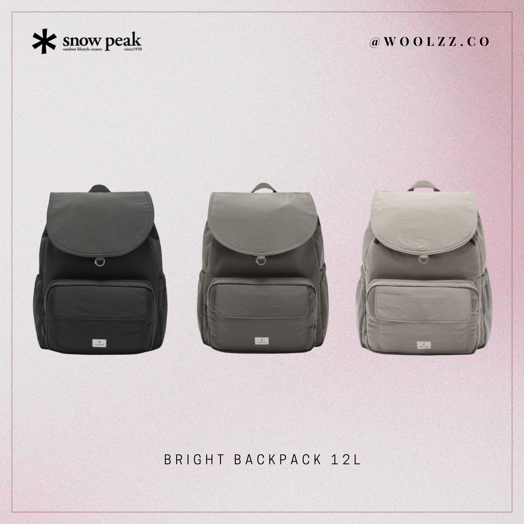 Snow Peak 亮色後背包 12L  S25FWF-BP75