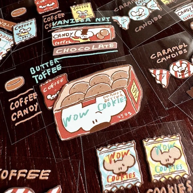 1991w2992｜Cookies PET膠帶
