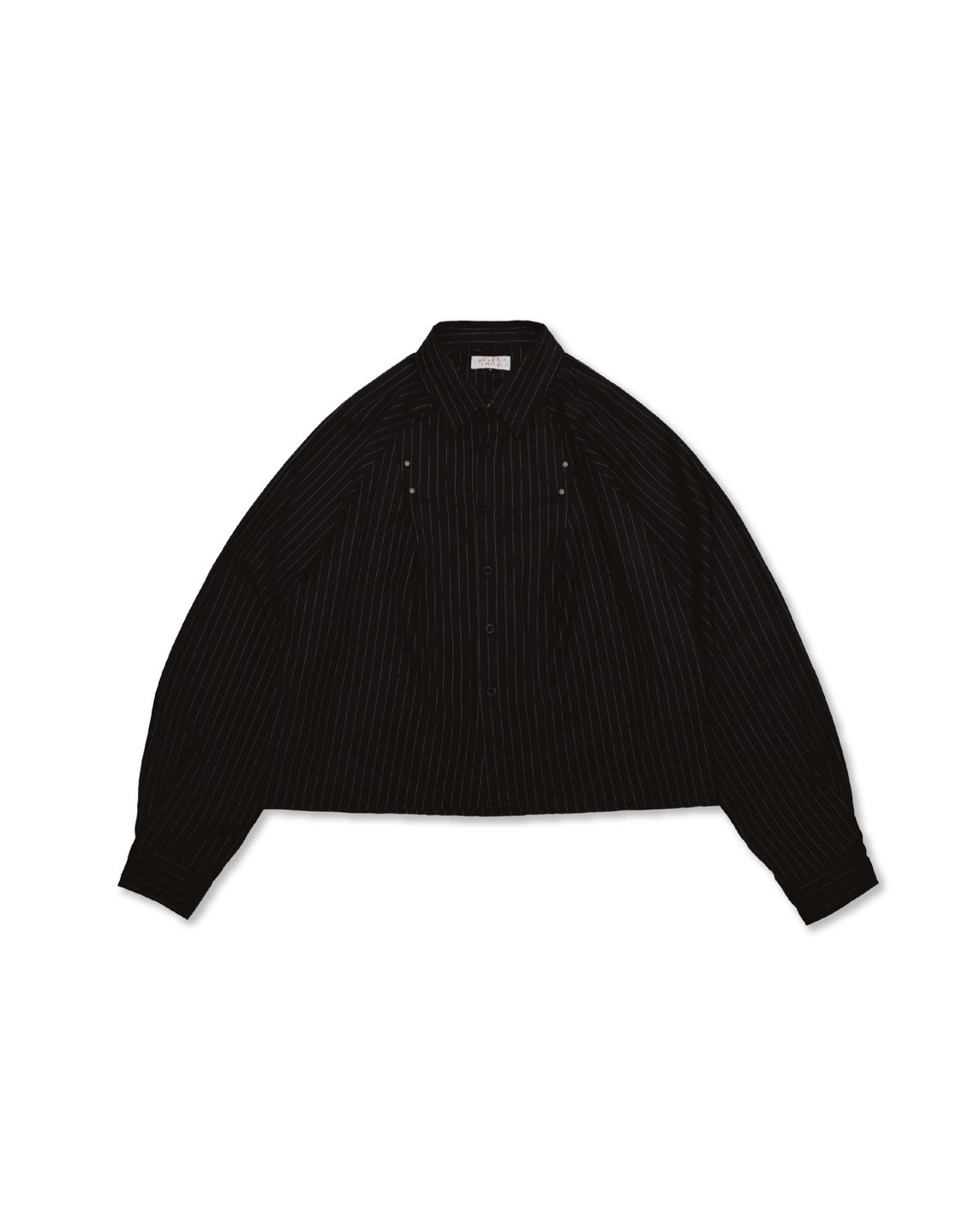 Neverland｜Plaid Rivet Shirts (Black)