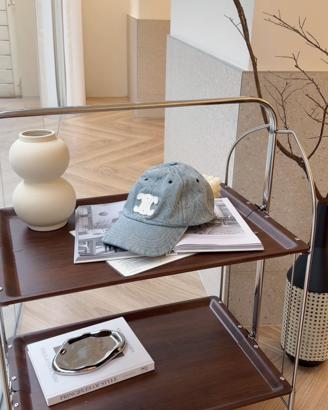 CELINE｜凱旋門牛仔棒球帽