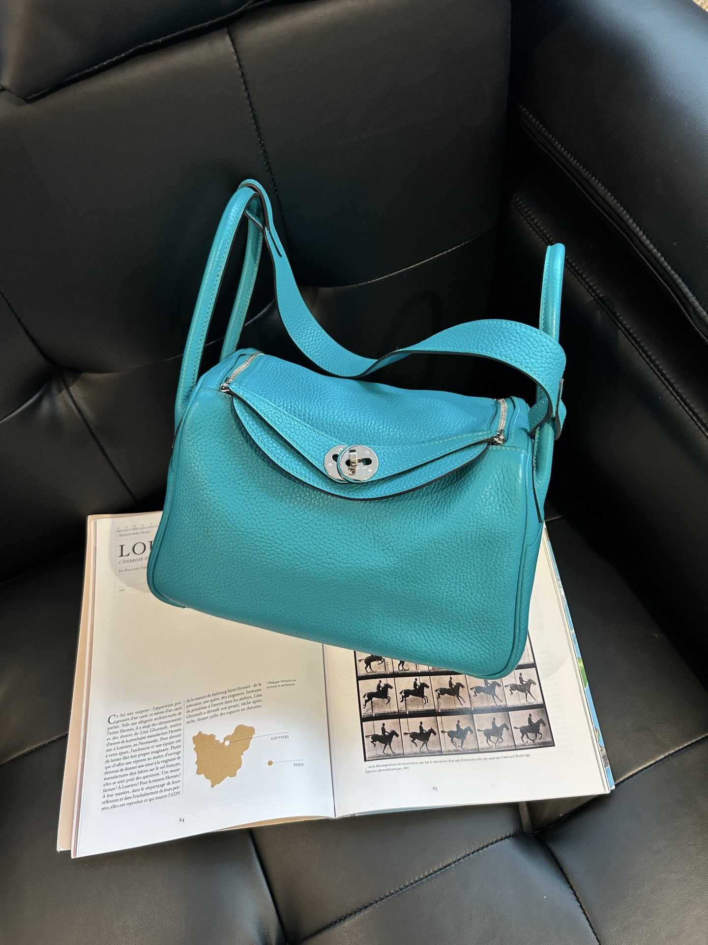 【98新】Hermes Lindy 26 牛皮手提包