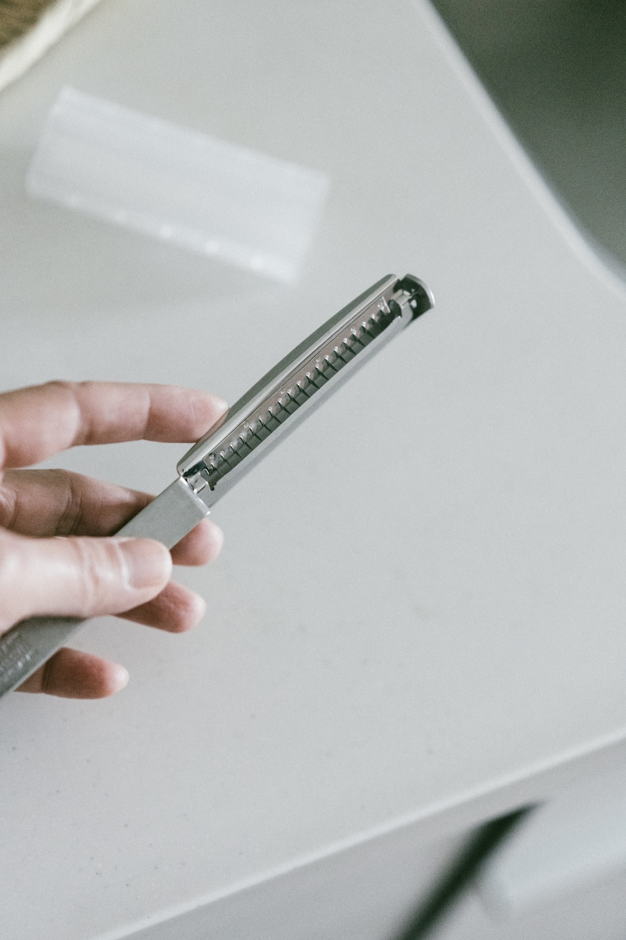 SUNCRAFT日本製右手專用直式18-8不鏽鋼快菜系列刨絲刀