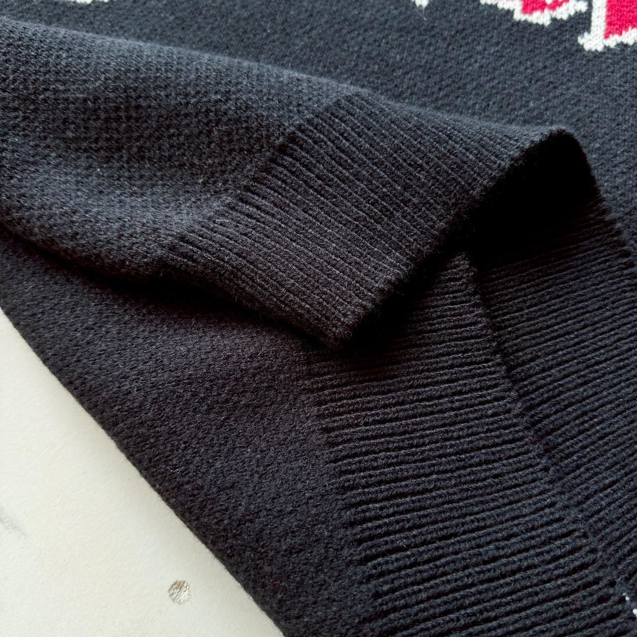 哥德字撞色毛衣 98337