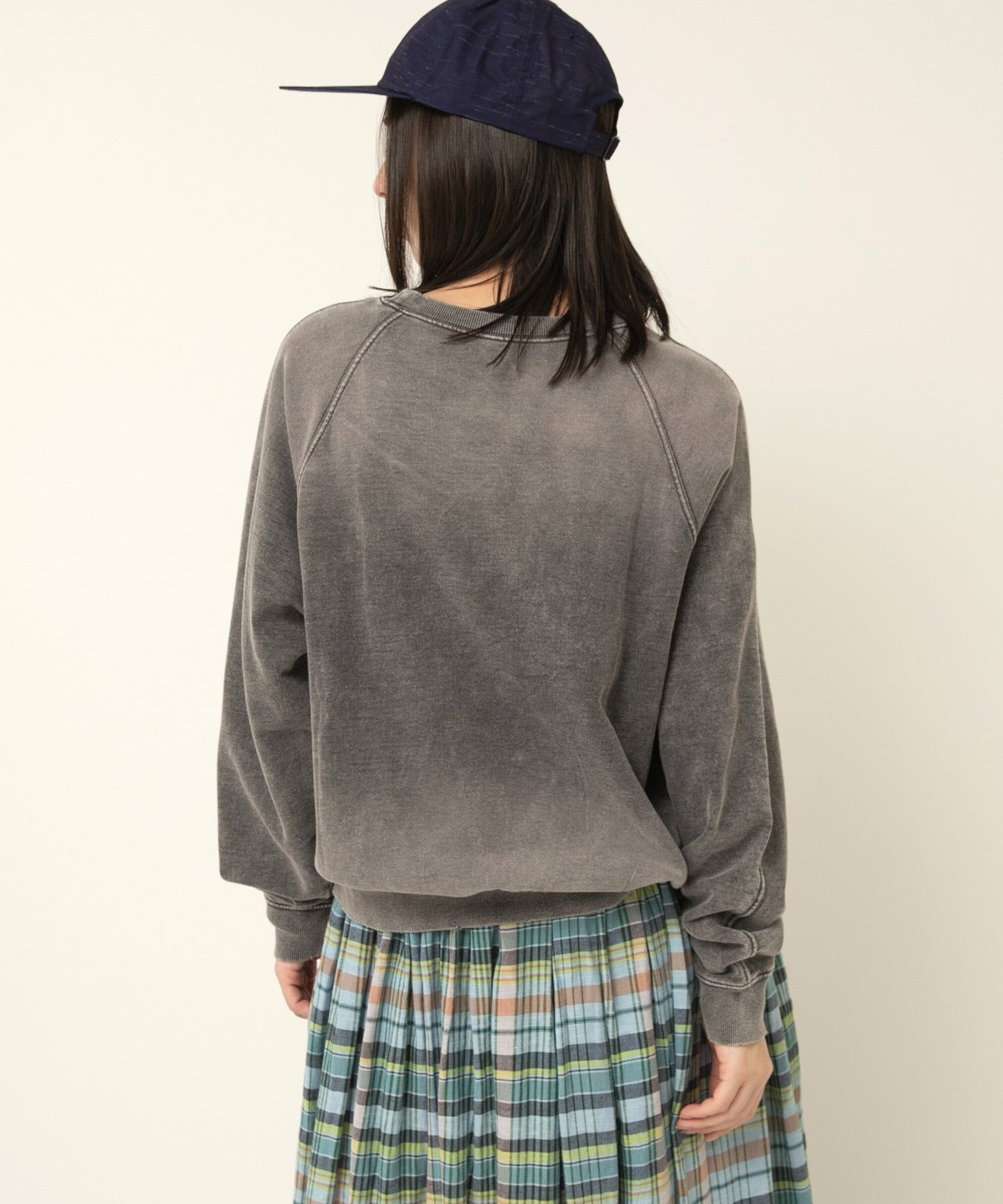 灰渲染棉質上衣