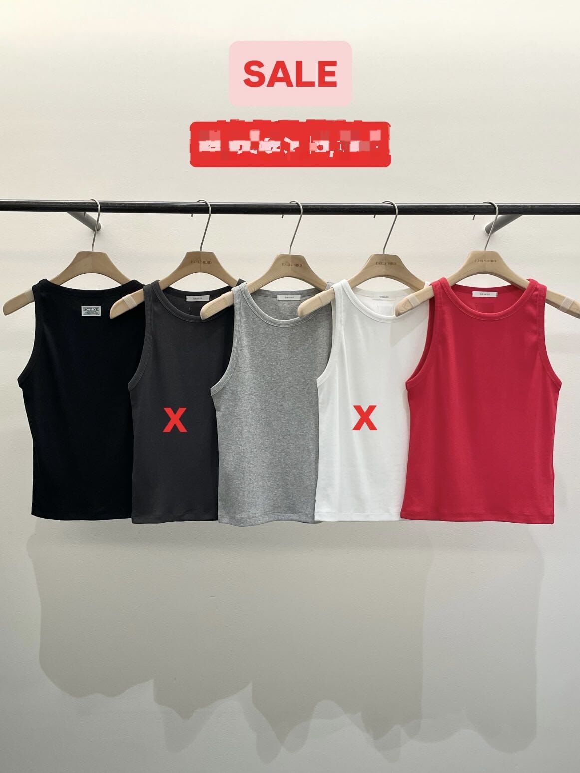 OB5046 淨色百搭Tank Top *特價* (優惠碼同充值購物金不適用)