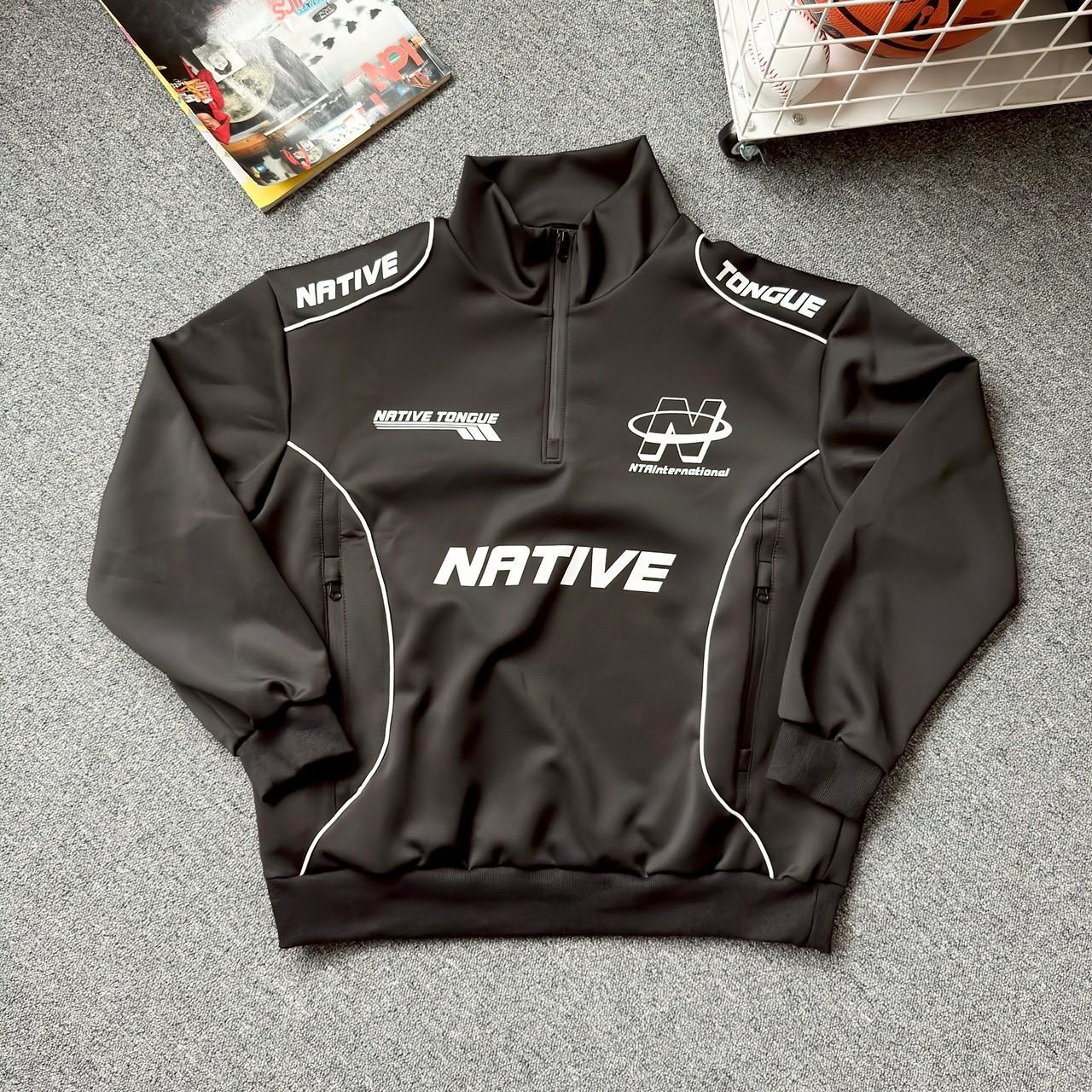 NATIVE 賽車風高領衛衣 98315