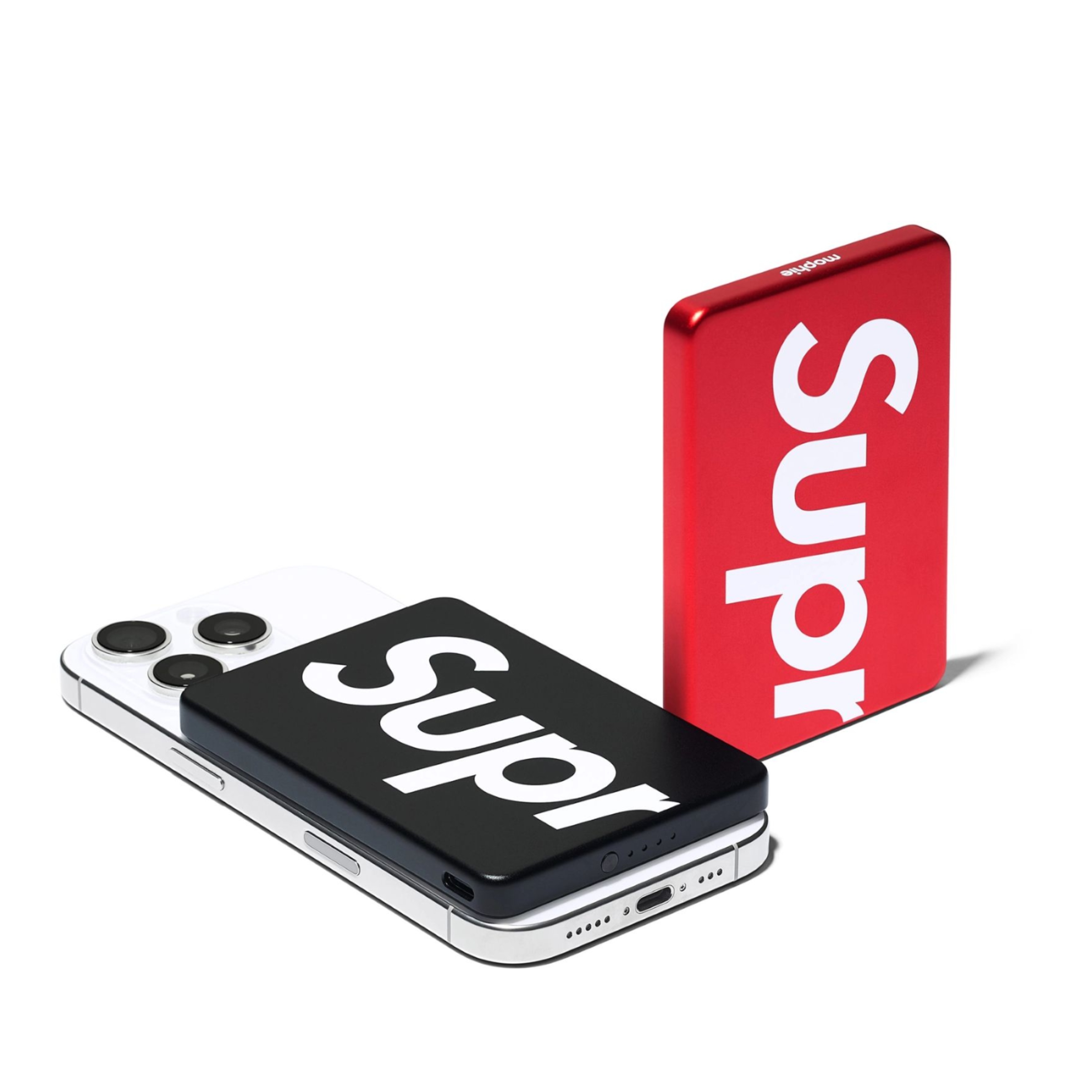 2025AW SUPREME MOPHIE Q2 POWERSTATION LOGO 聯名 行動電源 磁吸 行充 BOX 2色 現貨