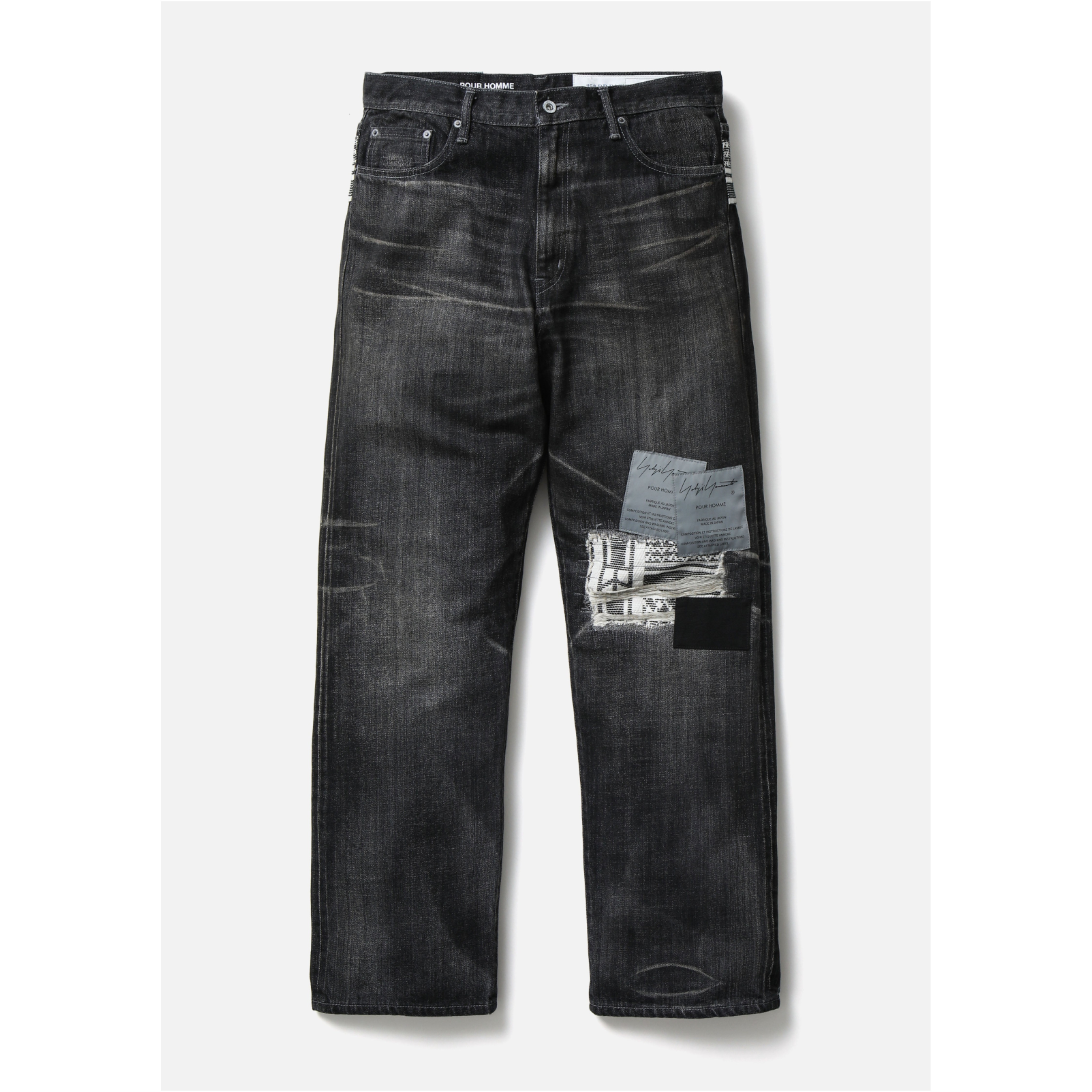 2025AW NEIGHBORHOOD NH X YOHJI YAMAMOTO SAVAGE DENIM DP BASIC PANTS 山本耀司 聯名 民族風 牛王 深寬 牛仔褲 現貨 252XBYYN-PTM01S