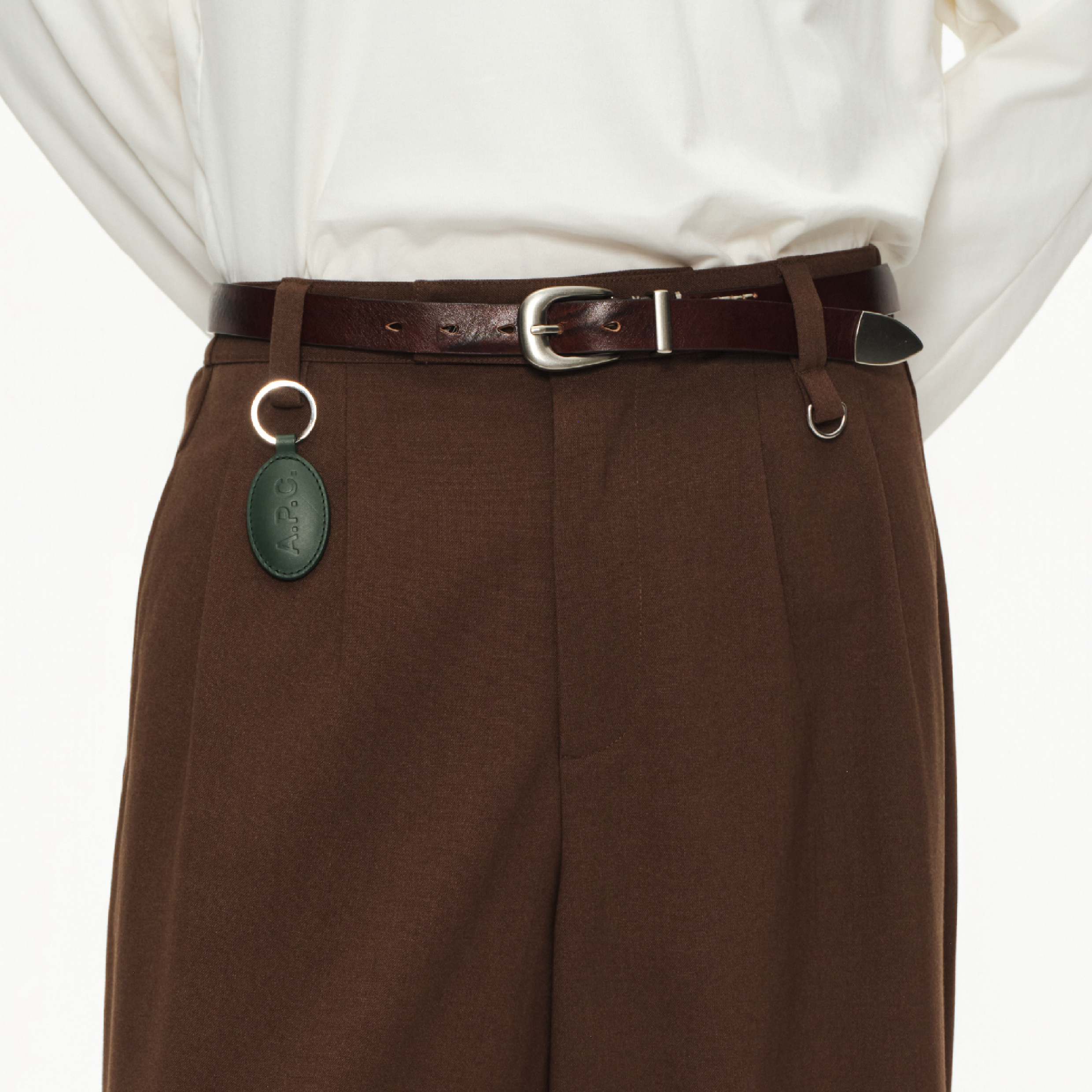 Nord Classic Leather Silver Belt 皮帶 [NP01]