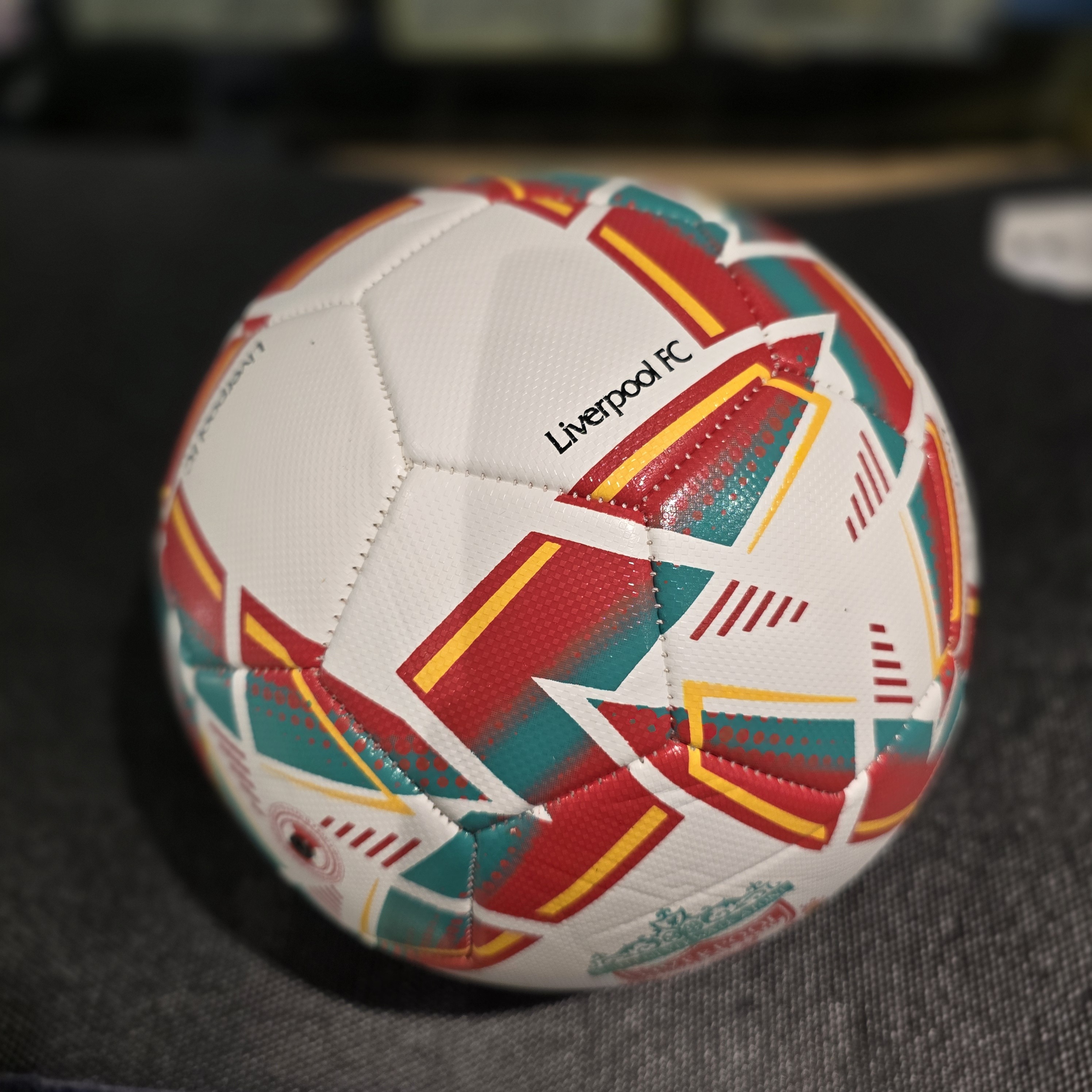 利物浦白紅色傳統會徽5號足球