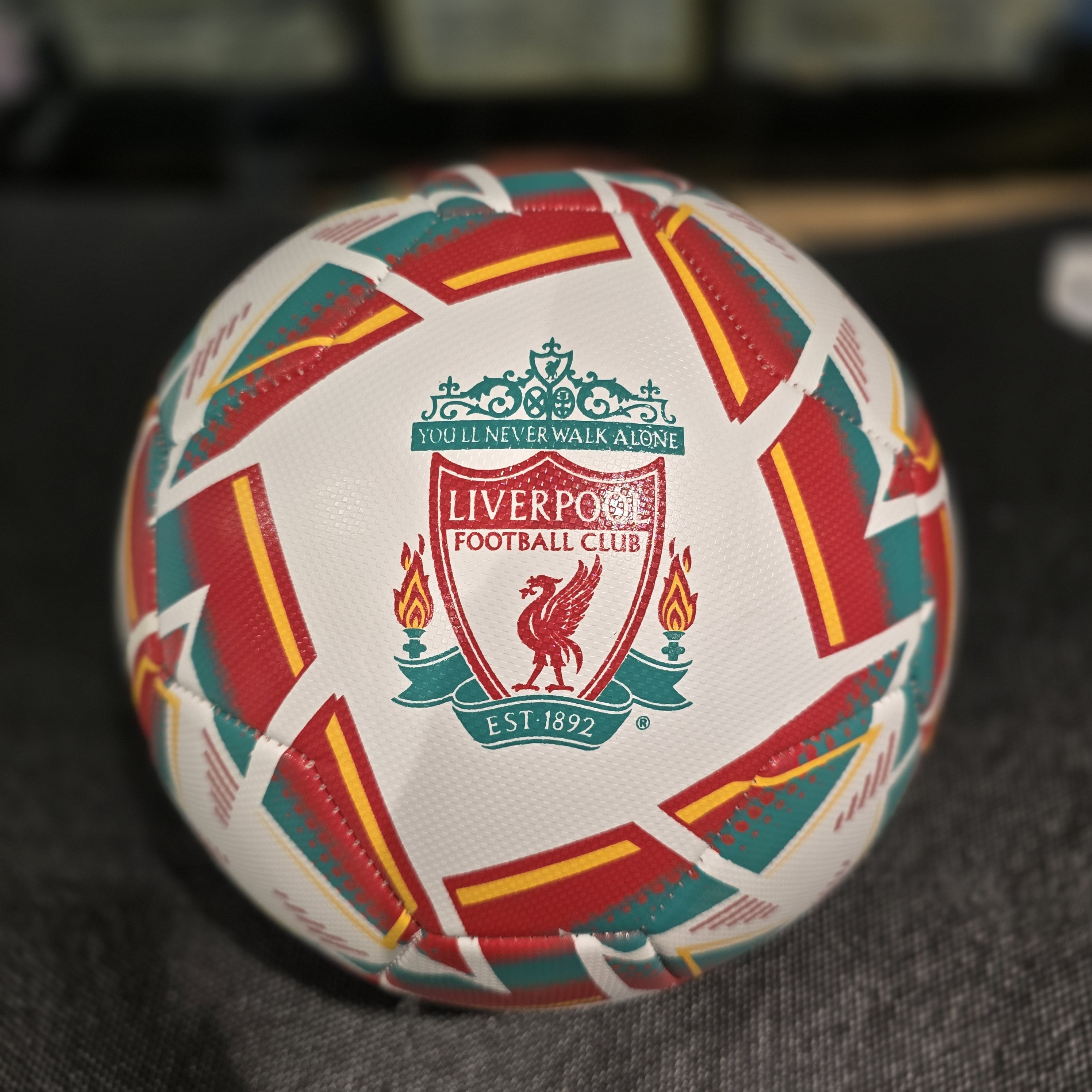 利物浦白紅色傳統會徽5號足球