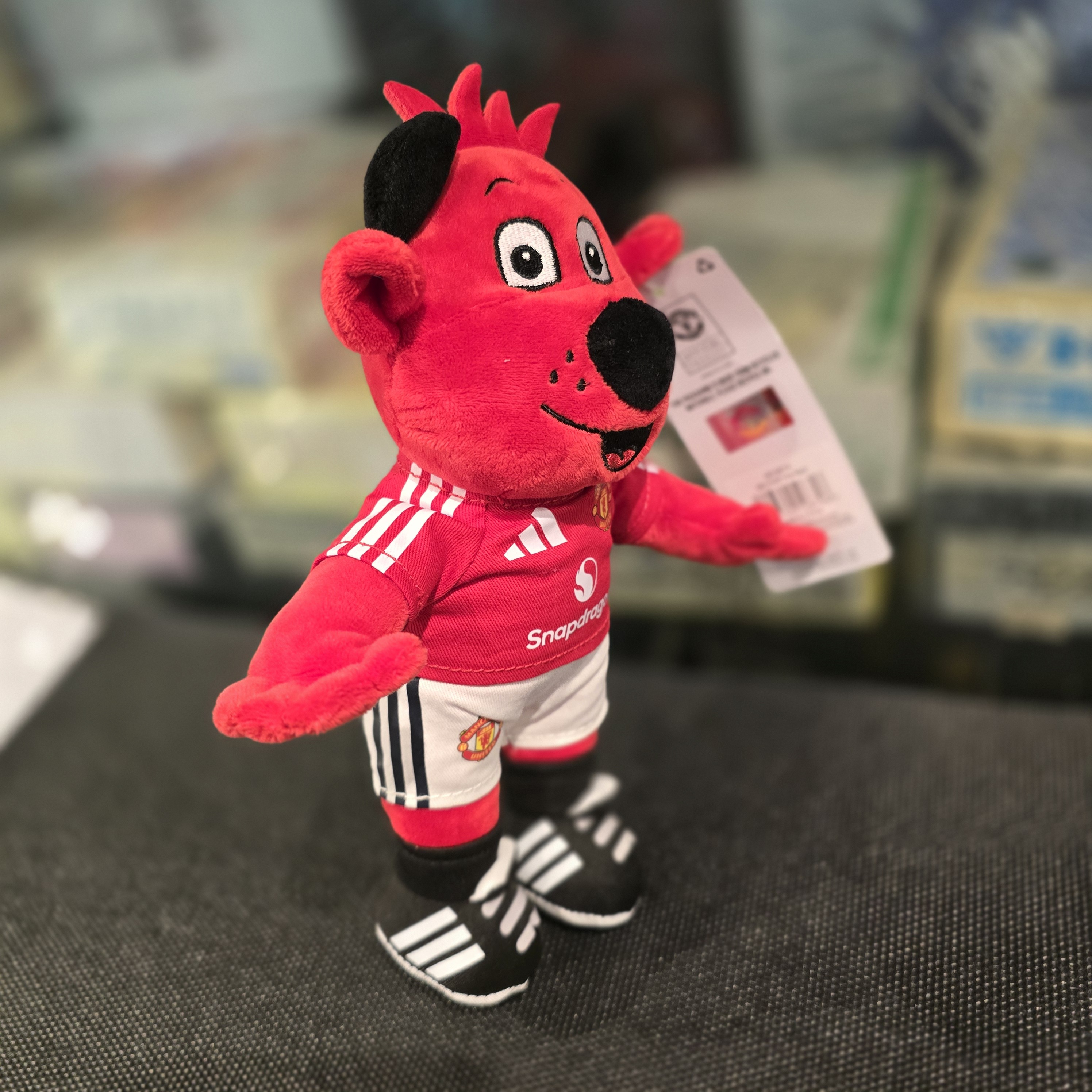 曼聯10吋吉祥物毛公仔 (Adidas主場球衣)