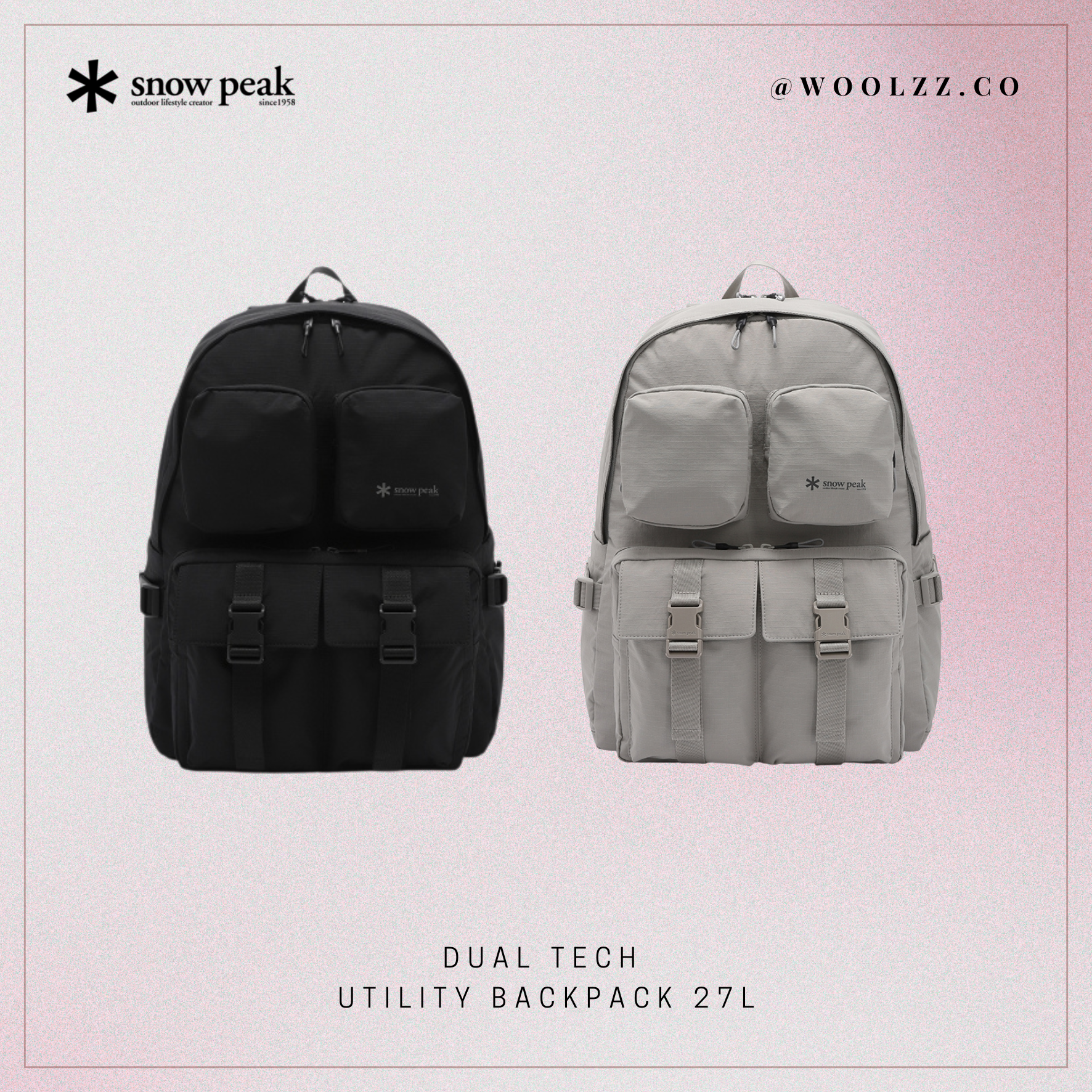 Snow Peak Dual Tech 多功能後背包 27L S25SUF-BP35