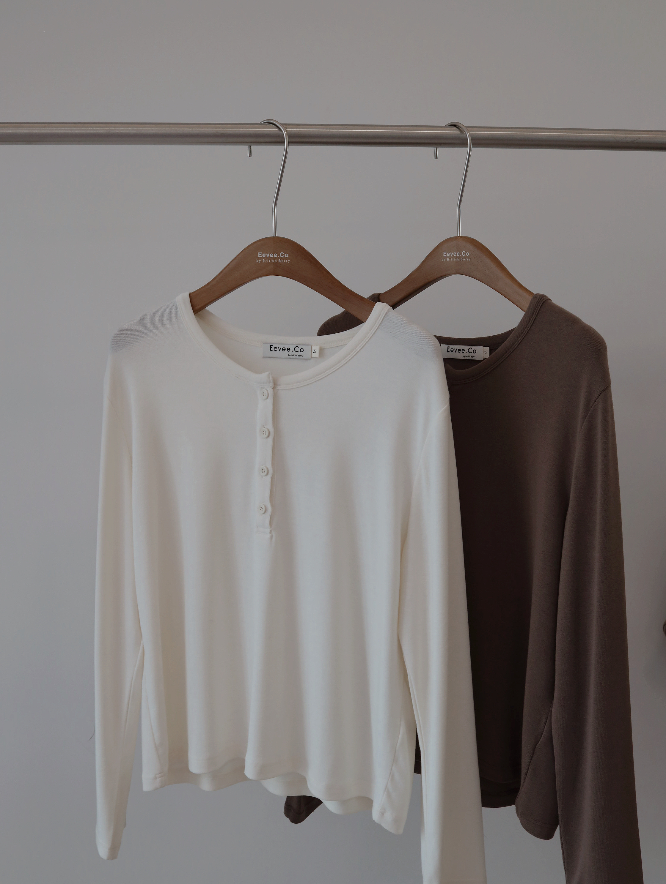 現貨 7342 亨利領糯感軟滑長袖