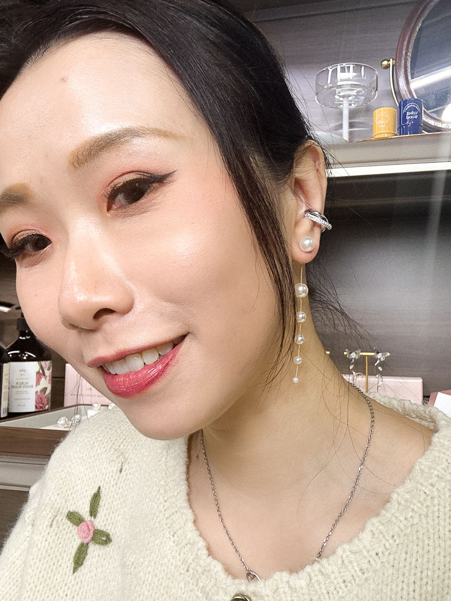 【SALE SALE SALE🔥】珍珠925純銀耳針 珍珠垂吊後托 【不設退換】（純針耳針比較軟，有可能會微曲）