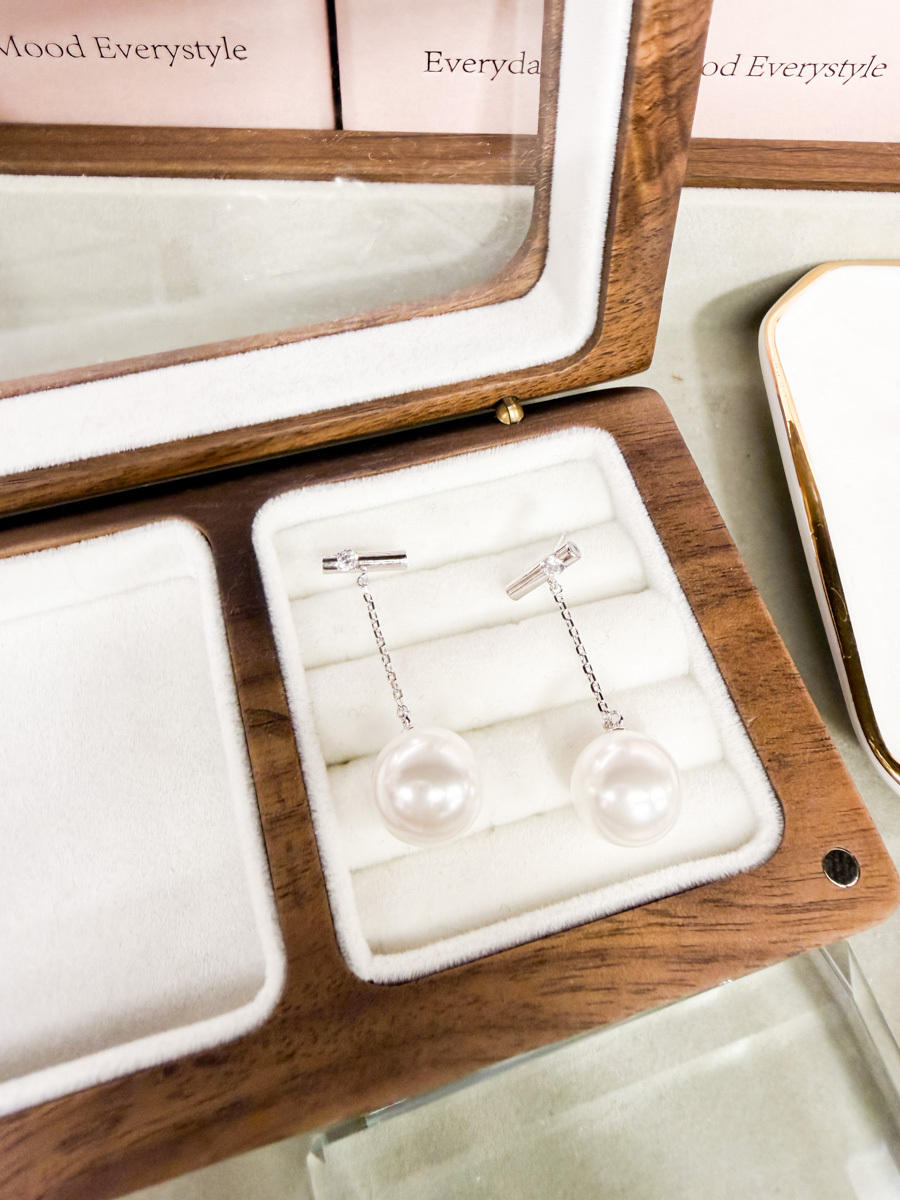 【SALE SALE SALE🔥】鋯石 925純銀耳針 珍珠耳環【不設退換】（純針耳針比較軟，有可能會微曲）