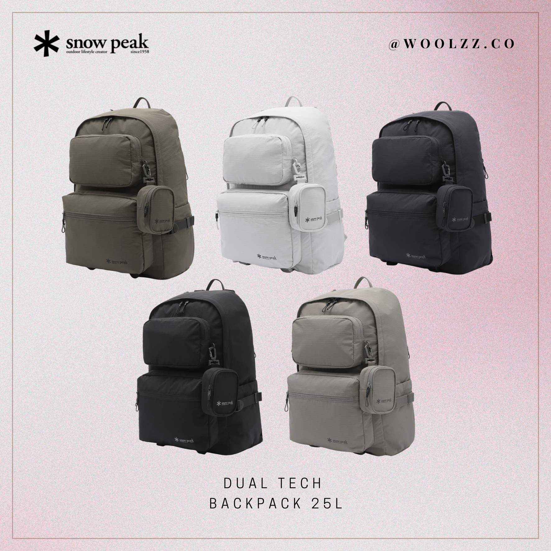 Snow Peak Dual Tech 後背包 25L S25ZUF-BP31