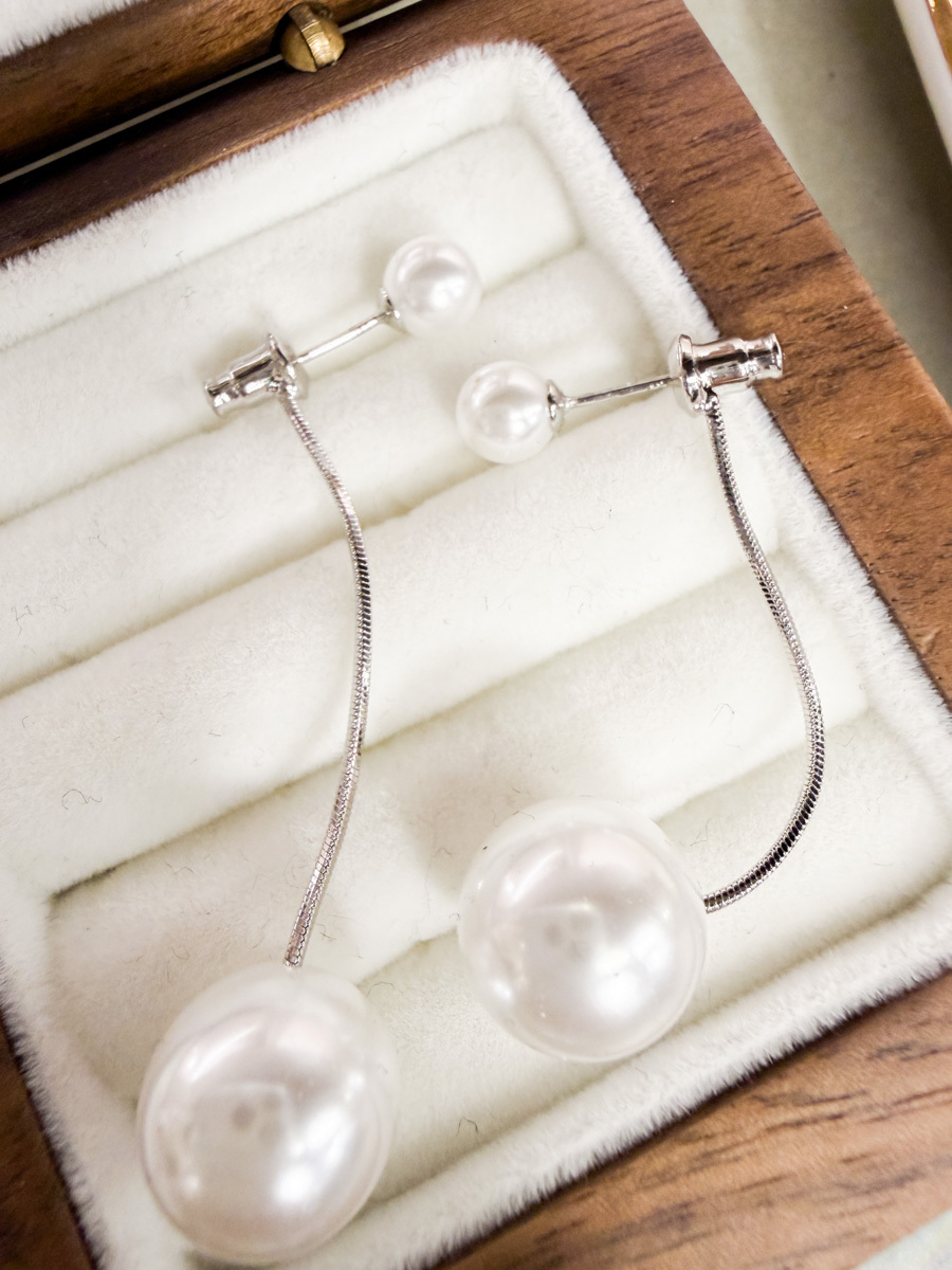 【SALE SALE SALE🔥】珍珠 925純銀耳針 珍珠後托【不設退換】（純針耳針比較軟，有可能會微曲）