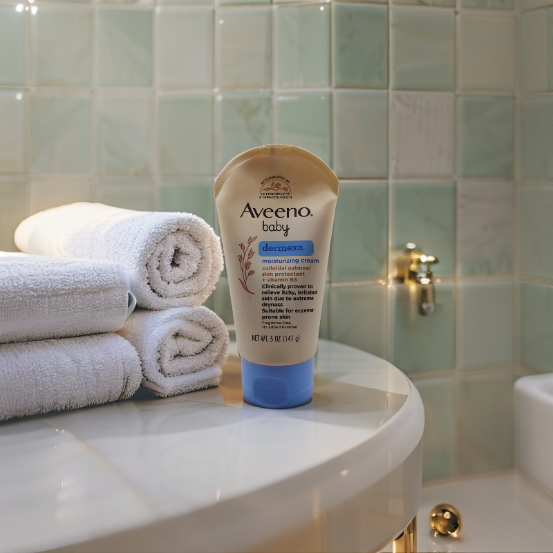 Aveeno Baby 嬰兒舒緩滋養保濕霜 (Dermexa) 141g - 針對濕疹及極乾燥肌