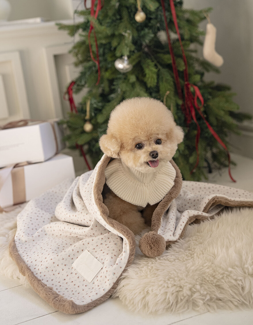 OPAAAP 冬日抱抱毛毛毯_摩卡