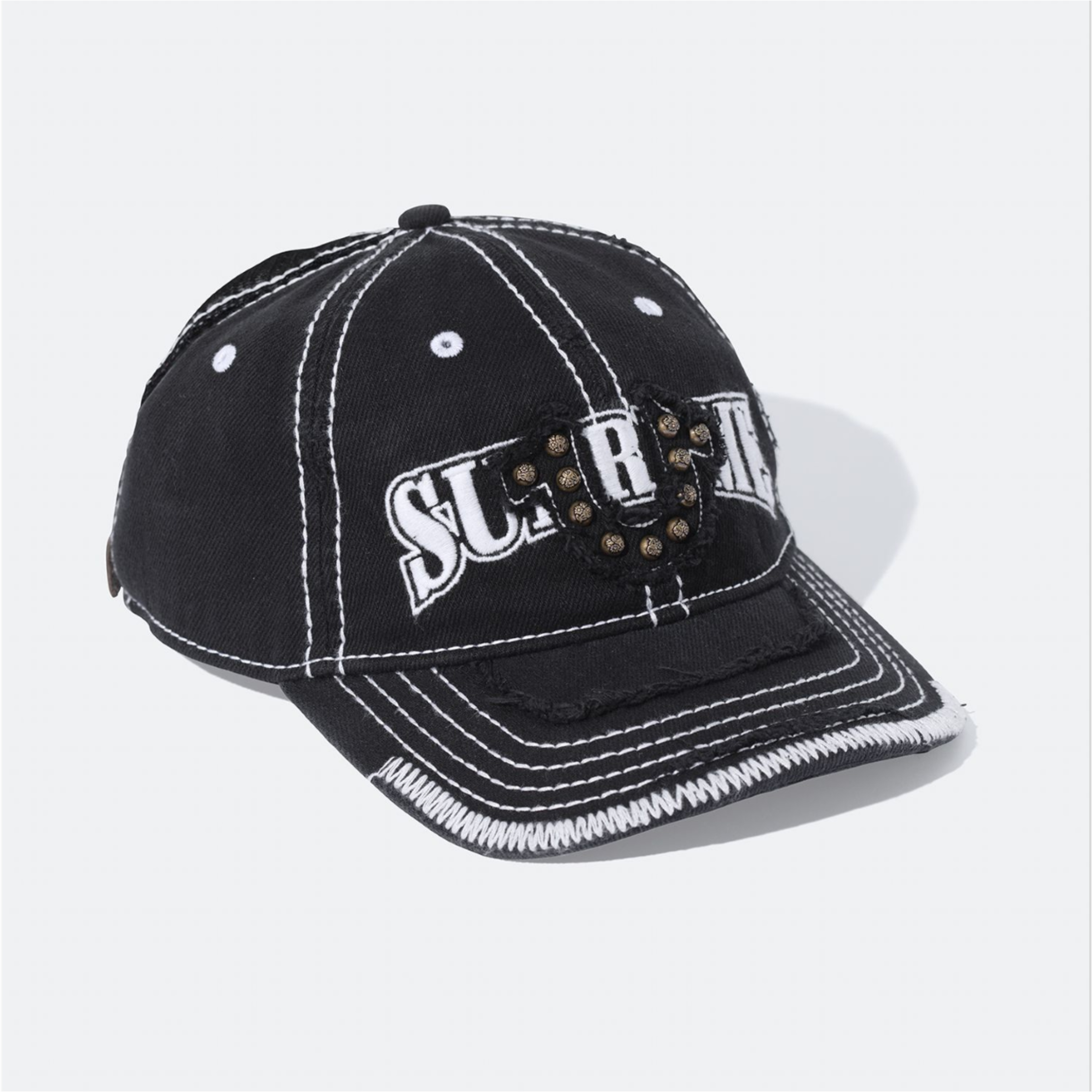 2025AW SUPREME X TRUE RELIGION MESH BACK 6-PANEL 聯名 鉚釘 帽子 棒球帽 老帽 現貨 FW25H19