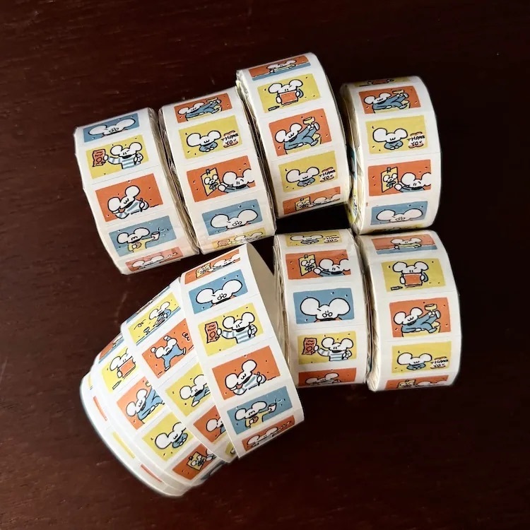 1991w2992｜Everyday 檸檬馬卡龍 標籤貼紙