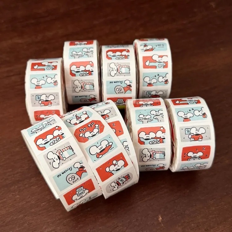 1991w2992｜Everyday 櫻桃汽水 標籤貼紙