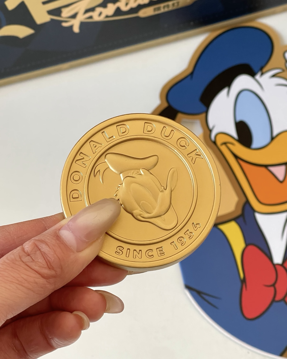<正版授權>迪士尼 唐老鴨 金幣系列 有錢鴨夜燈 擺件 裝飾
