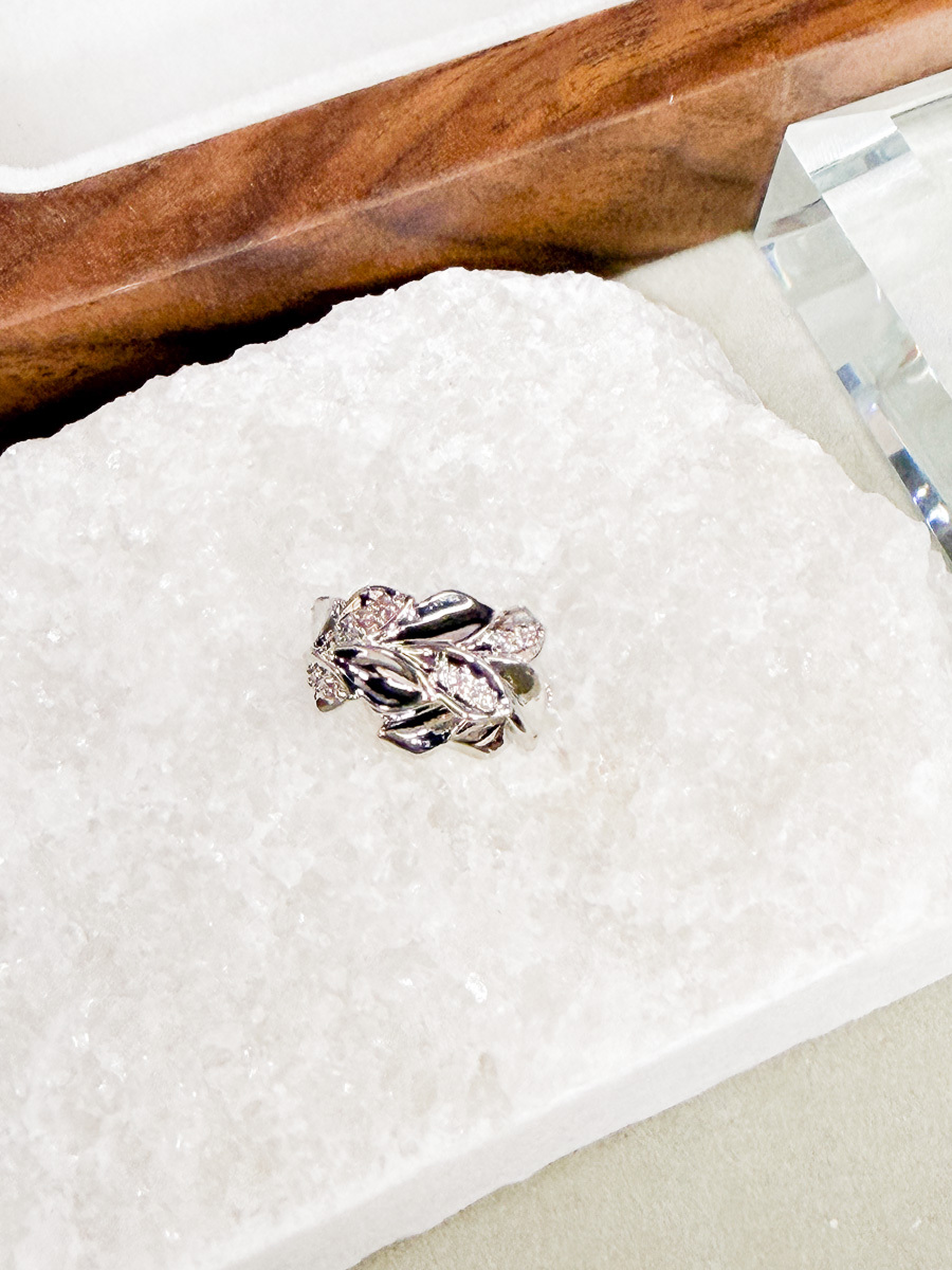 【SALE SALE SALE🔥】鋯石 葉子 單隻耳窩/耳骨款【不設退換】