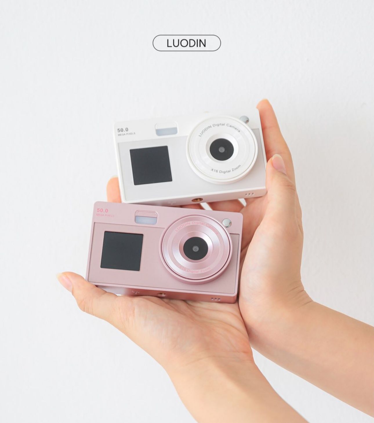 韓國爆紅團購 可DIY貼紙!🎀 Luodin Selfie Retro Dual Digital Camera 復古雙螢幕CCD相機 (兩部-$20 三部-$30!)