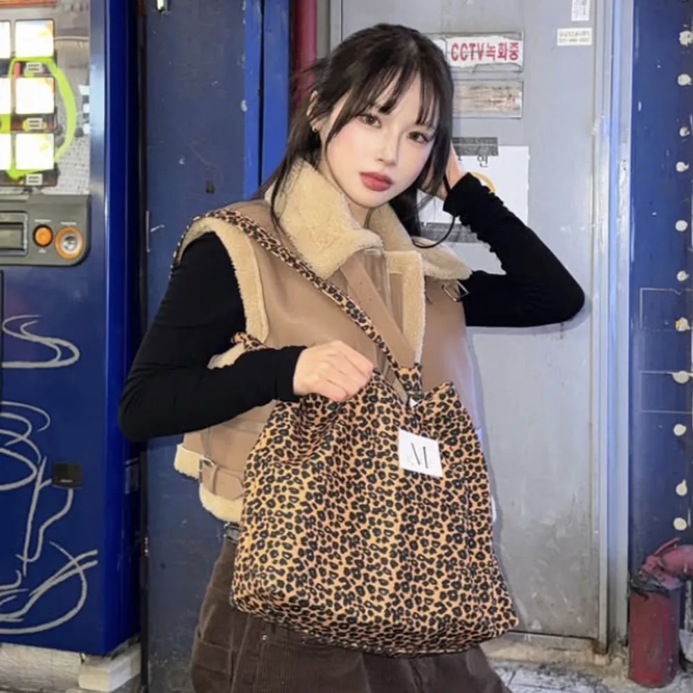 MUCENT RABI LEOPARD SHOULDER BAG 豹紋單肩包 韓國代購 包包