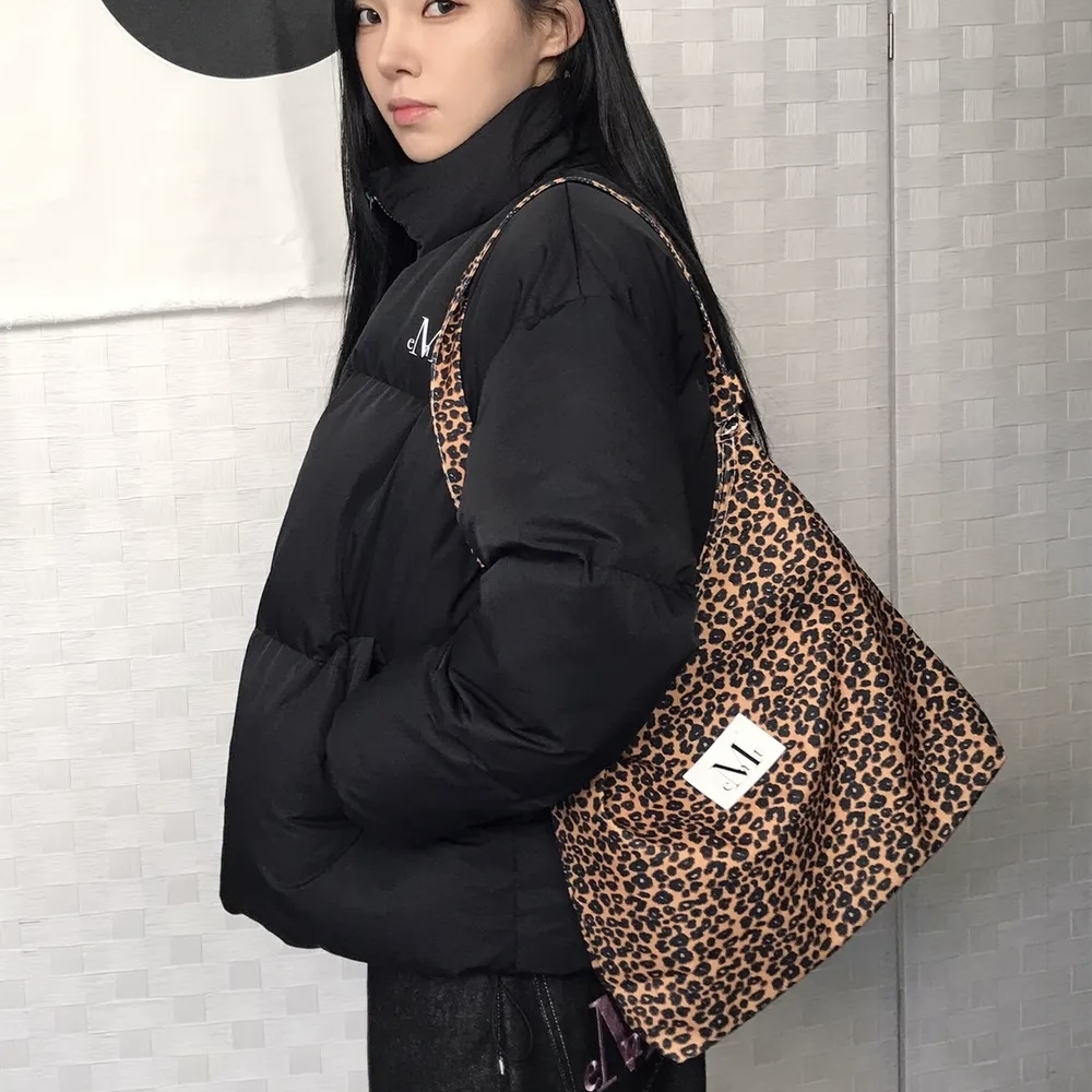 MUCENT RABI LEOPARD SHOULDER BAG 豹紋單肩包 韓國代購 包包