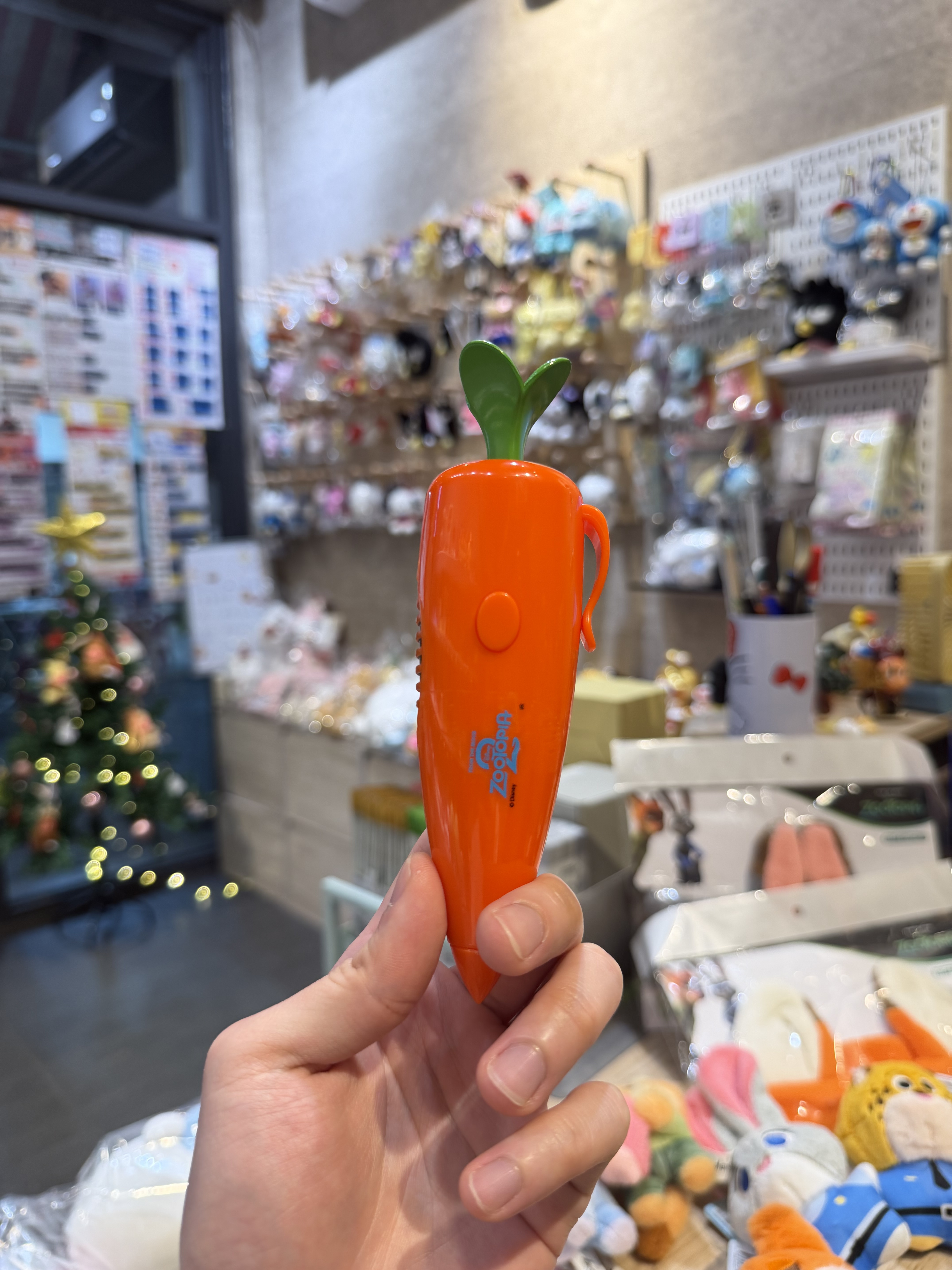 動物方城市紅蘿蔔原子筆