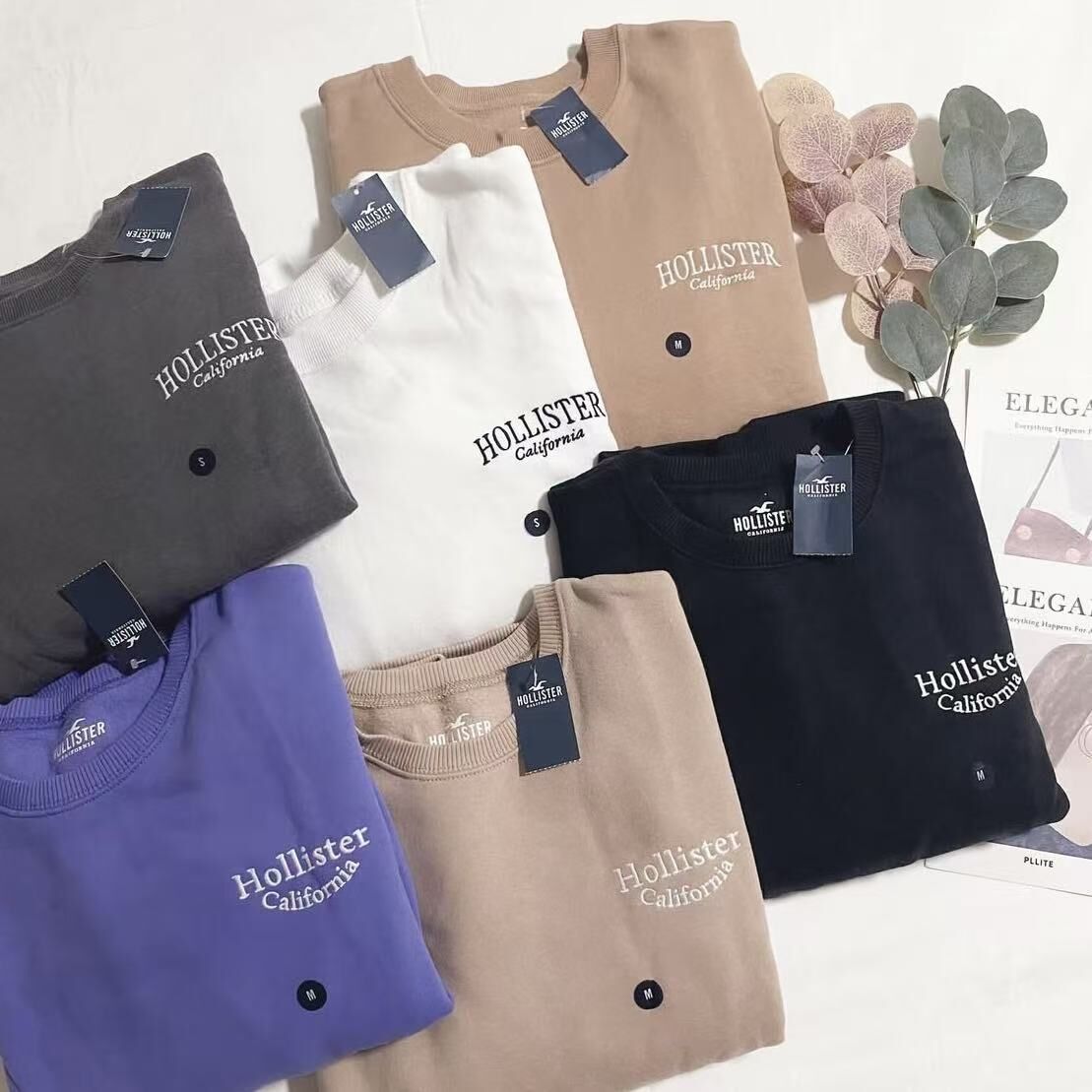 限時優惠$229 HOLLISTER SMALL LOGO SWEATSHIRT