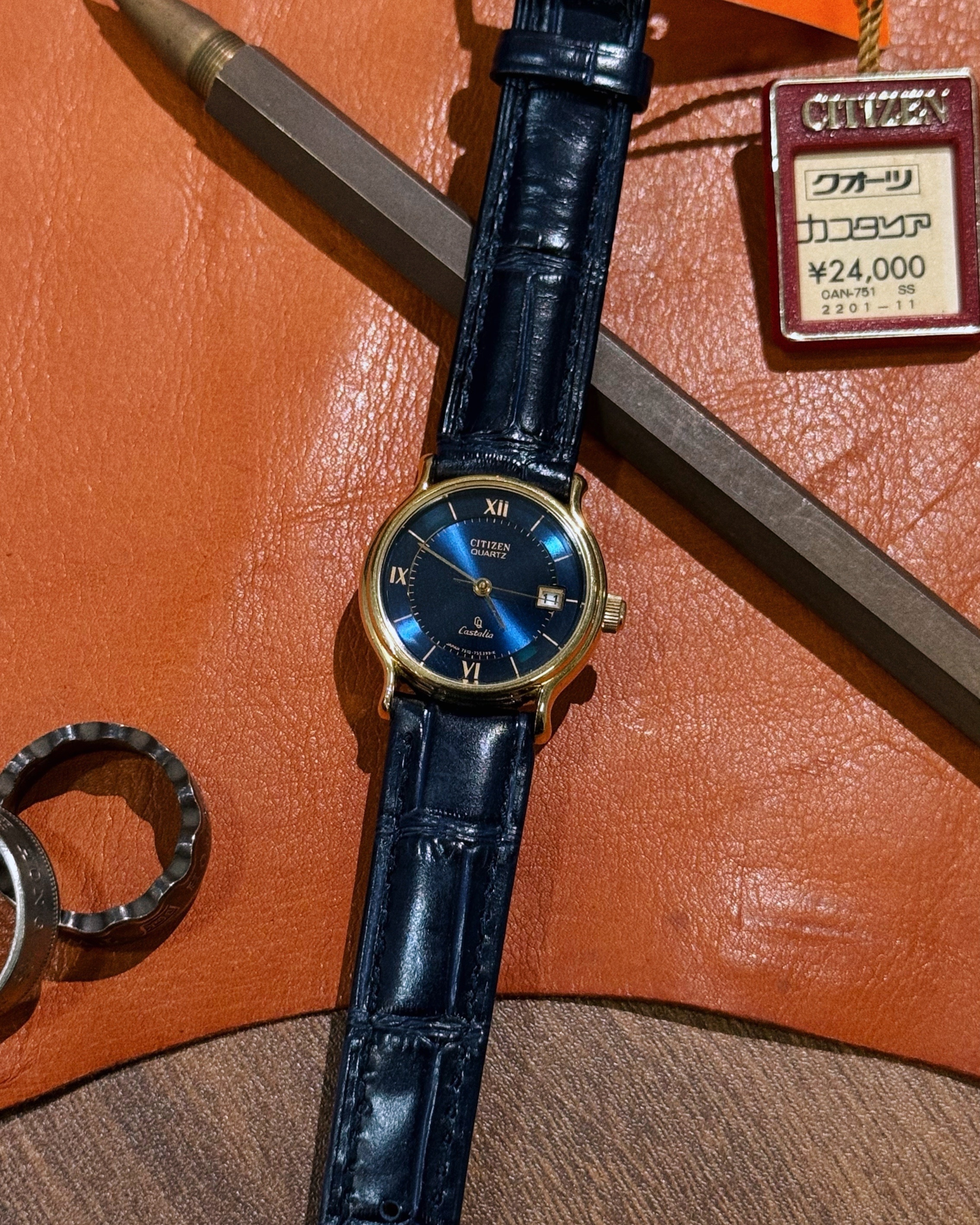 CITIZEN 80年代 已停產 絕版 復古錶 C0431