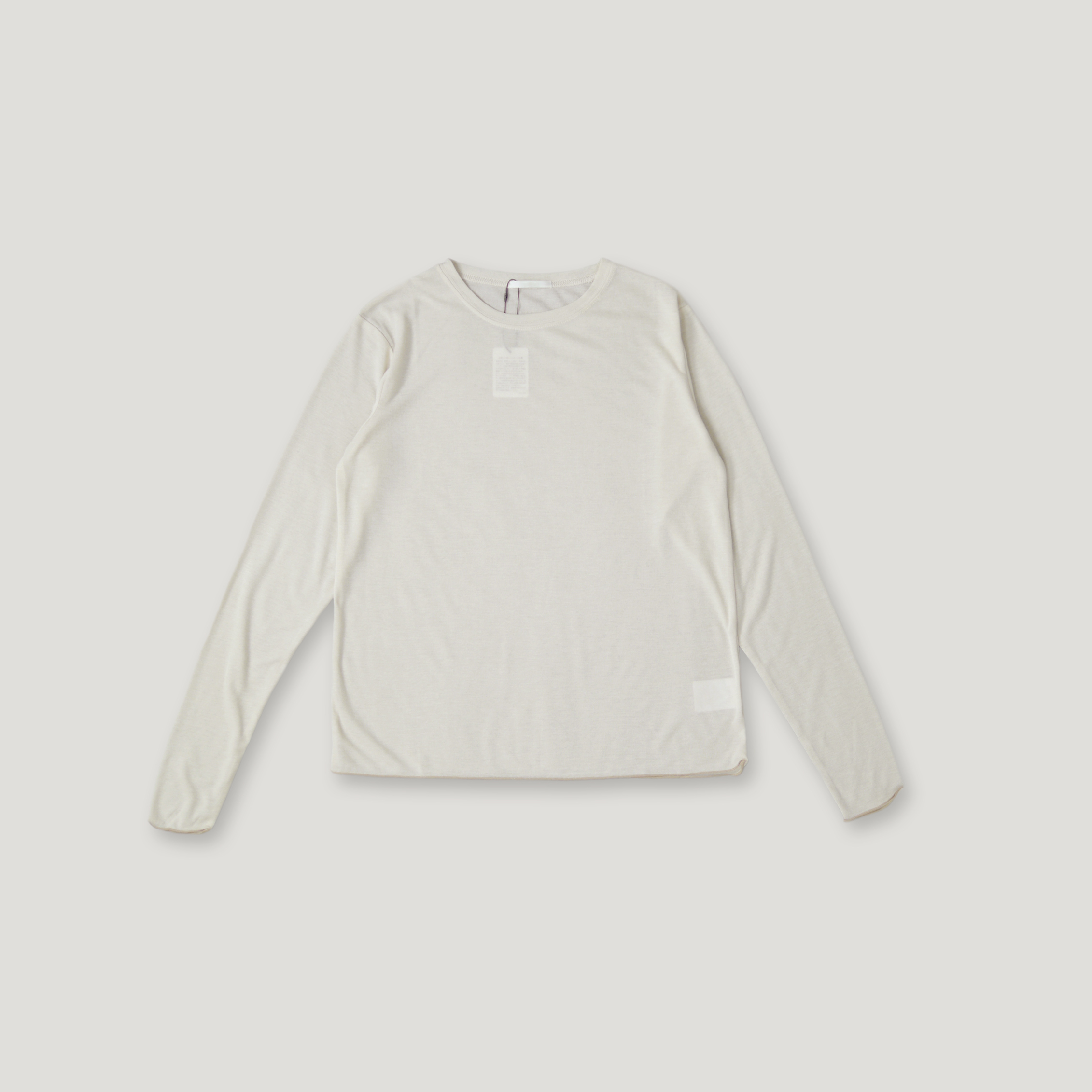 J.P.L. 圓領捲邊羅紋透膚上衣 ╭ 3色 ╮