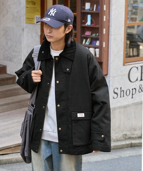 日本 Retock's Corduroy Collar Work Jacket [jk618]