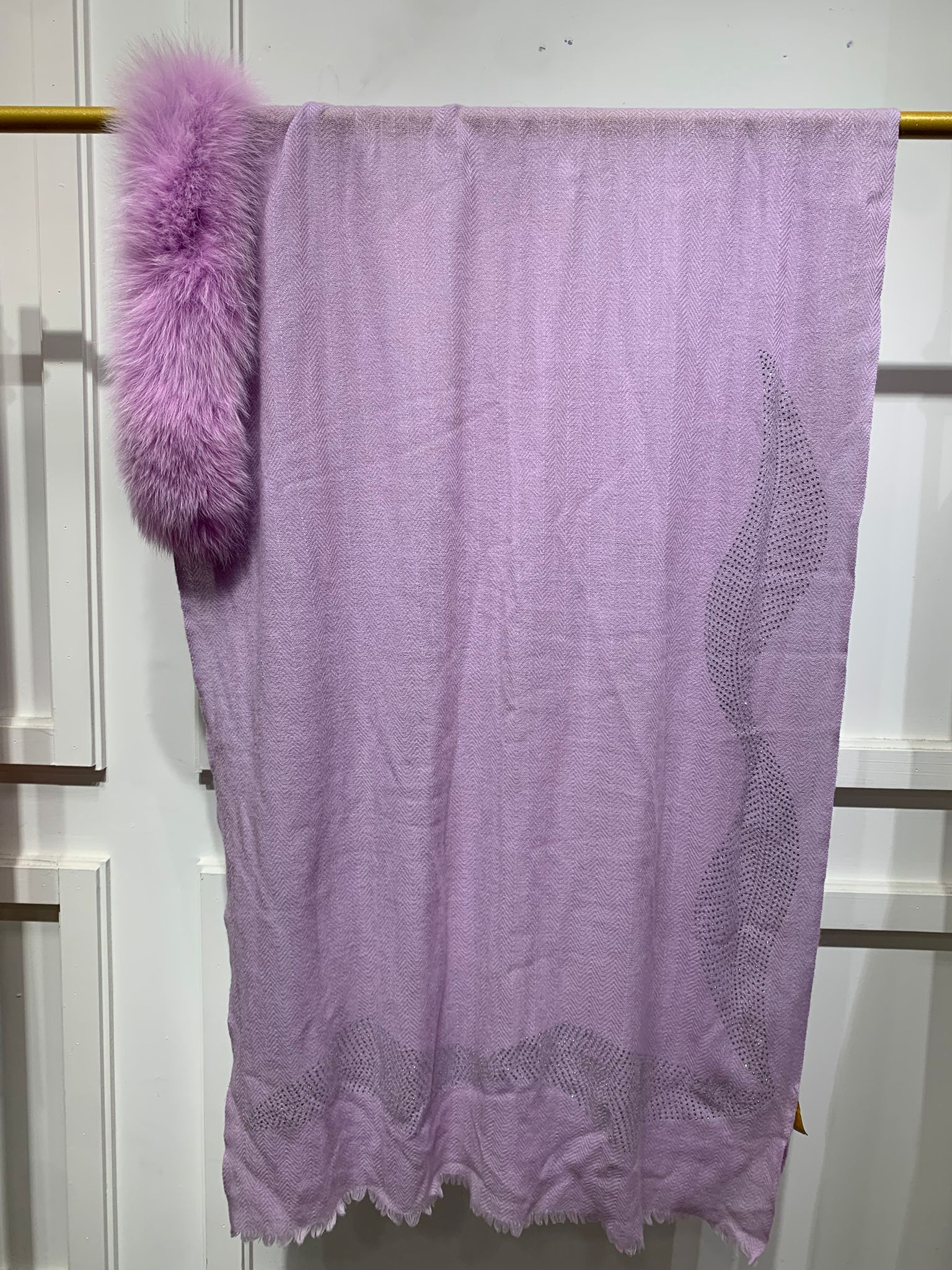A63 70% Wool 30% Cashmere+ +Fur (北歐狐狸毛)-M