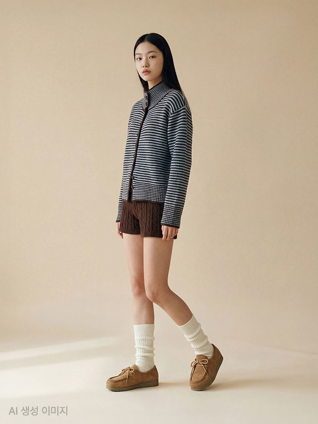 韓國 Shoopen Mocha Stitch Slip-On (2 Colours)