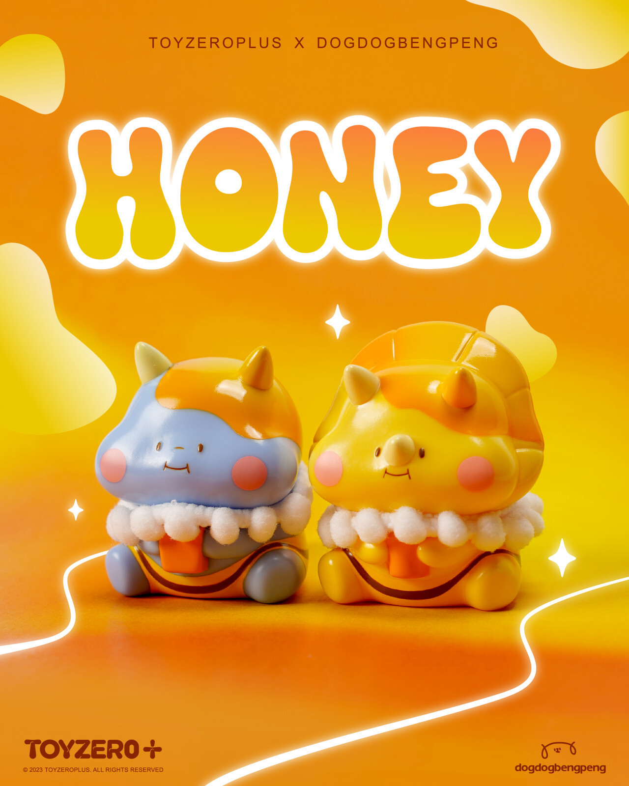 吃貨恐龍 - 蜜蜂小恐龍 ( 角龍 & 三角龍 )