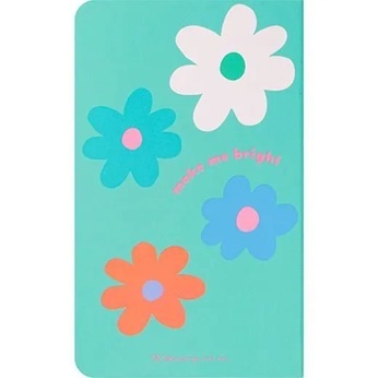 日本Greeting Life．SLOW 慢日記 A6自由日記本 時尚慢活 花 MMD-479