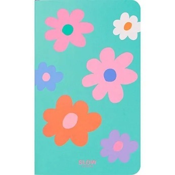 日本Greeting Life．SLOW 慢日記 A6自由日記本 時尚慢活 花 MMD-479