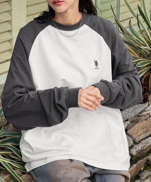 U.S. POLO ASSN. / 牛角長袖TEE
