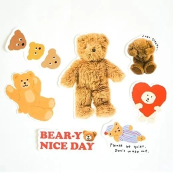 日本Greeting Life．防水PVC貼紙包 共四款 2025新款