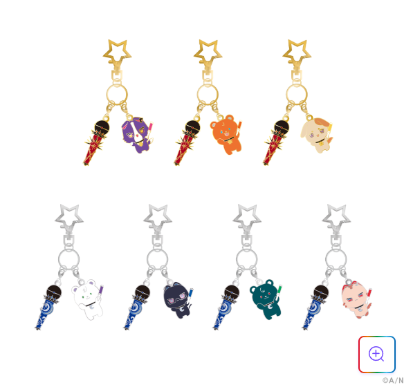 [代購][預訂] 彩虹社 IMPACT 印象金屬掛件