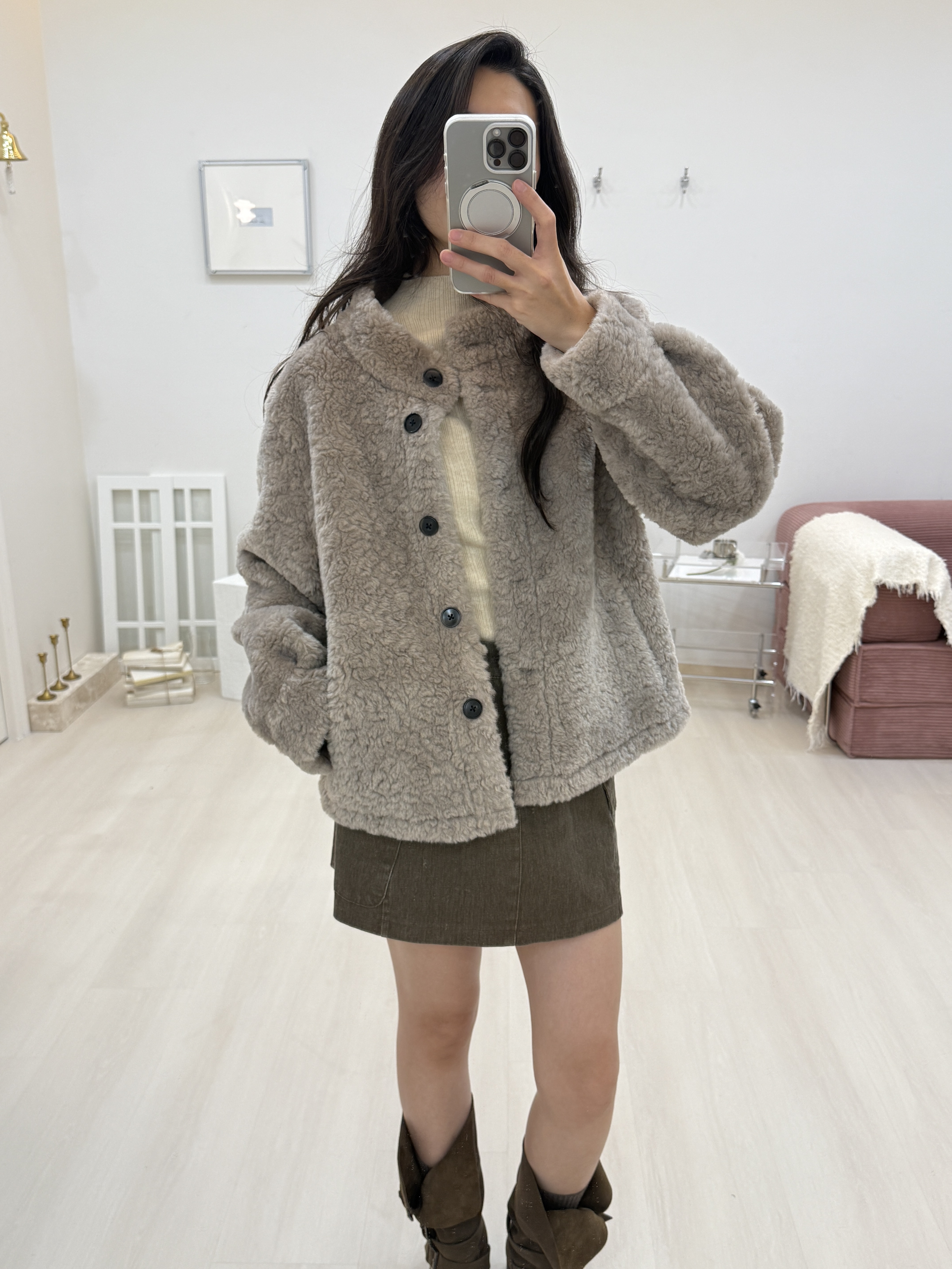 軟綿綿毛毛外套