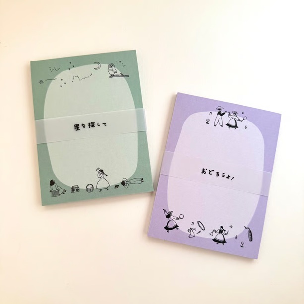 日本Necktie x 水縞 便條紙本 Memo Pad 2款 <整本/綜合分裝>