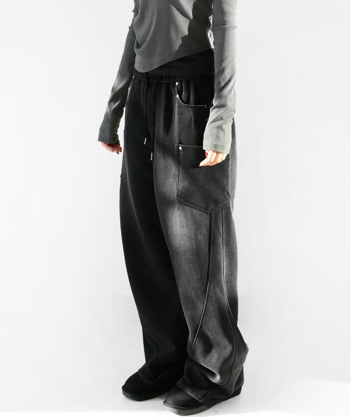 洗水淨色運動褲 1990S-035P