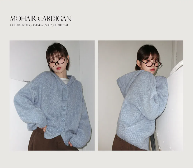 秋冬預訂｜羊毛HOODIE針織開襟衫