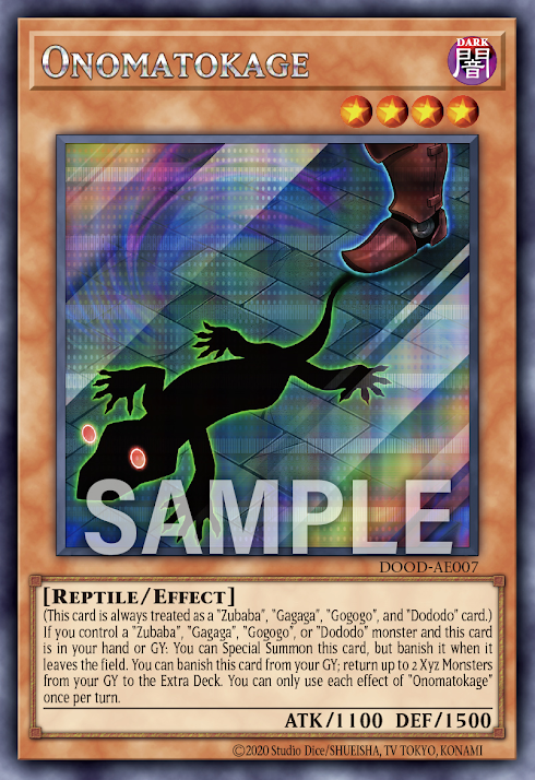 DOOD-AE007 (N/SER)Onomatokage(擬聲蜥蜴)